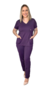 Scrub Dama Flexy - Roxo Petúnia - Dama Lumini