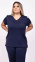Blusa Basic Feminina - Azul Marinho na internet