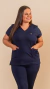 Blusa Basic Feminina - Azul Marinho - loja online
