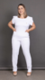Scrub Dama Flower - Branco