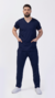 Scrub Masculino Basic - Azul Marinho - Dama Lumini