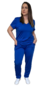 Scrub Dama Basic - Azul Royal - Dama Lumini