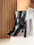 Moscou - Bota Preta Slouch - Bela Angel