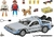 PLAYMOBIL - DELOREAN DE VOLTA PARA O FUTURO - COM MARTY MCFLY E DR EMMETT BROWN (SEM CAIXA) - SALA DE MINIS