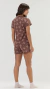 Pijama Feminino Floral Liberty com Laços na internet
