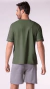 Pijama Curto Masculino Adulto Gola V Liso Lupo - comprar online