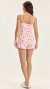 Pijama Feminino Canelado com Renda, Laço e Estampa de Joaninhas - comprar online