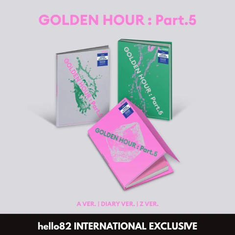[PREVENTA] ATEEZ - GOLDEN HOUR : Part.5 [PHOTOBOOK: A VER. / DIARY VER. / Z VER.] hello82 INTERNATIONAL EXCLUSIVE