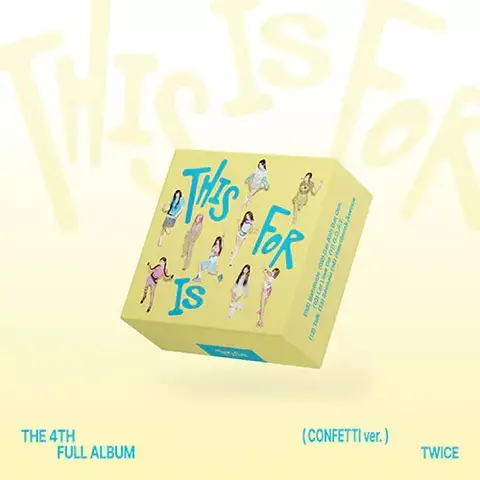 TWICE - THIS IS FOR [4th Full Album - Confetti Ver.] - comprar en línea
