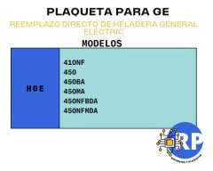 Plaqueta Compatible Heladera General Electric Hge410nf/450 en internet