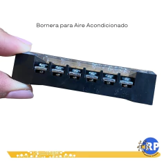 Bornera Repartidora Bipolar 6 Polos Para Aire Acondicionado