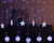 Cascata com 95 LEDs com estrelinhas e bola frutacor 2,5 metros bivolt.