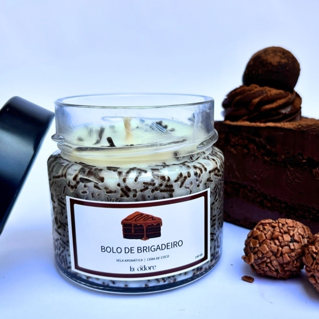 Vela Aromática Bolo de Brigadeiro - La Odore