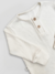 Conjunto Infantil Manga Longa - Canelado Branco Nuvem
