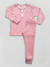 Conjunto Infantil Manga Longa - Canelado Rosa Encanto na internet