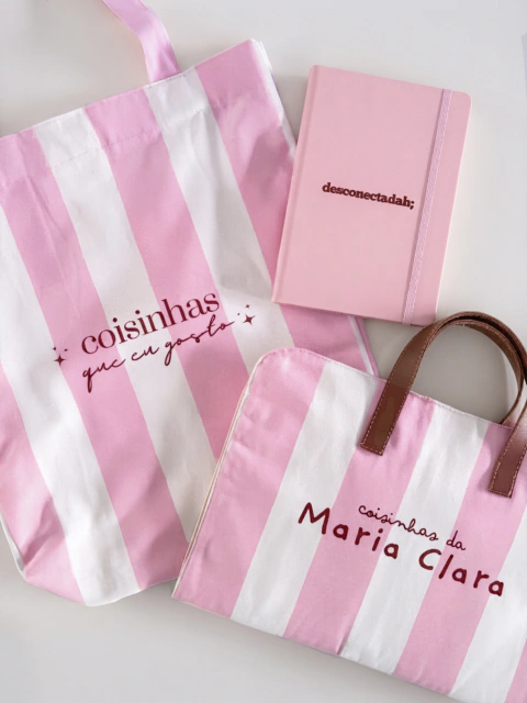 Kit Pra Combinar: Maleta Infantil + Bolsa & Caderno Adulto