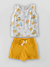 Conjunto Regata Estampada e Short + Meu Amigo Coelho