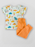 Conjunto Infantil Manga Curta e Calça - Dinolândia - comprar online