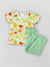 Conjunto Infantil Manga Curta e Calça - Frutas da Estação - comprar online