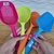 Kit com 4 Colheres Vazadas Coloridas (Tamanho Grande) - loja online