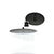 9931 - MOZART - Ducha / duchon redondo color negro