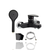 7169 - MOZART - MONOCOM. DOHA DUCHA ABS NEGRA CON TRANSFERENCIA