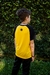 AUR0203 Camiseta MC amarela em dry fit com MG preta - comprar online