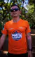 GON0101 Camiseta manga curta em dry fit laranja