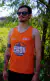 GON0201 Regata masculina em dry fit laranja