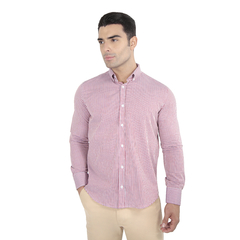 Camisa social manga longa xadrez slim fit - Milazzo Courum