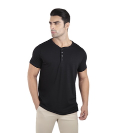 Camiseta Henley Egípcio