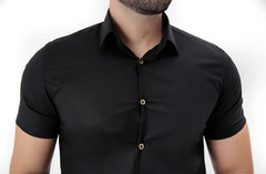 Camisa manga curta-Slim Fit Básica - comprar online