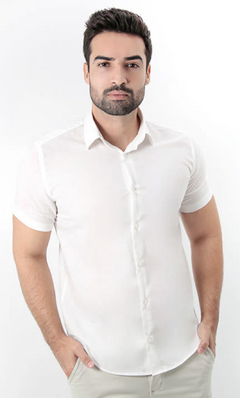 Camisa manga curta-Slim Fit Básica na internet