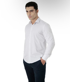 Camisa Manga Longa Slim Fit Algodão Egípcio fio 80 na internet