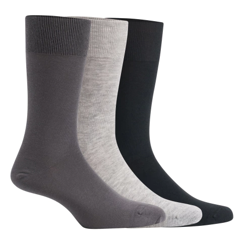 Pack x 3 Soquete Liso de Algodón (Art. 1S1A601)