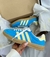 Gazelle Azul Couro
