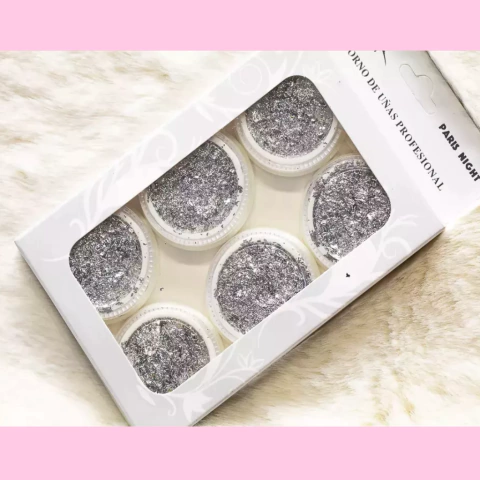 Oropel plateado - Paris Night - comprar online