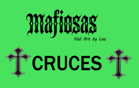 Mini Kit Nail Art CRUCES by Lau