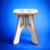 Banquito Bernie en Blanco - comprar online