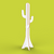 Perchero Cactus en Blanco - comprar online