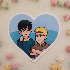 Adesivo Coração Guerreiros Attack on Titan - comprar online