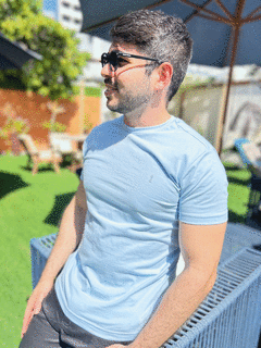 CAMISETA BÁSICA AZUL CLARO - Porto Braive