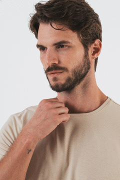 T-SHIRT CHILL OUT BEGE - comprar online