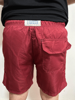SHORT LISO VINHO - comprar online