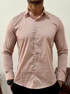 Imagem do CAMISA SOCIAL MANGA LONGA ROSÊ