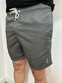 SHORT LISO CINZA - comprar online
