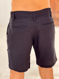 BERMUDA LINHO PRETA - comprar online