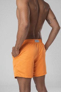 SHORT LISO LARANJA - Porto Braive
