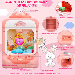 MAQUINITA EXPENDEDORA DE PELUCHES - Avellanas Bebes 