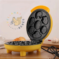 MÁQUINA WAFFLES/GALLETAS CON DISEÑOS CUTE - tienda online